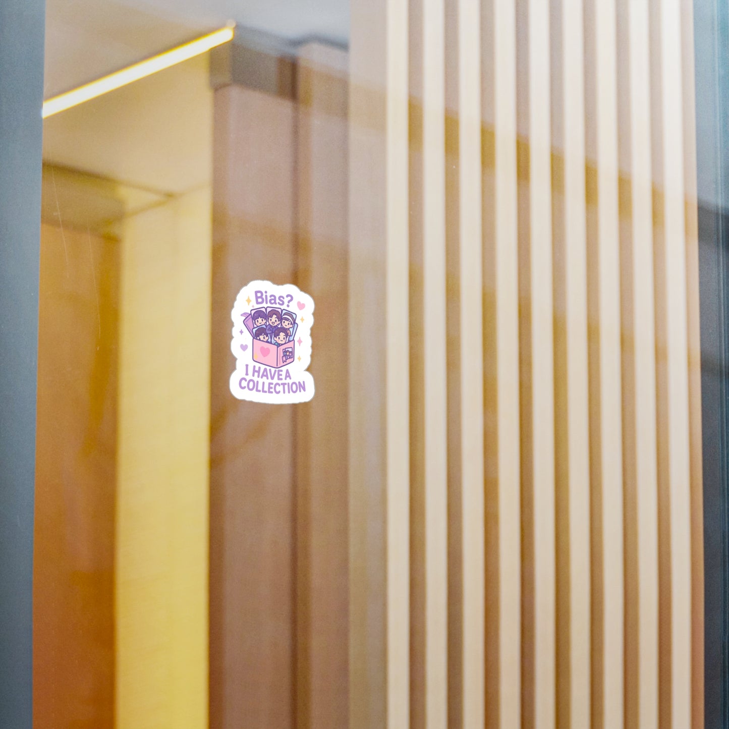 Bias? I Have a Collection Cute KPop Fan Sticker