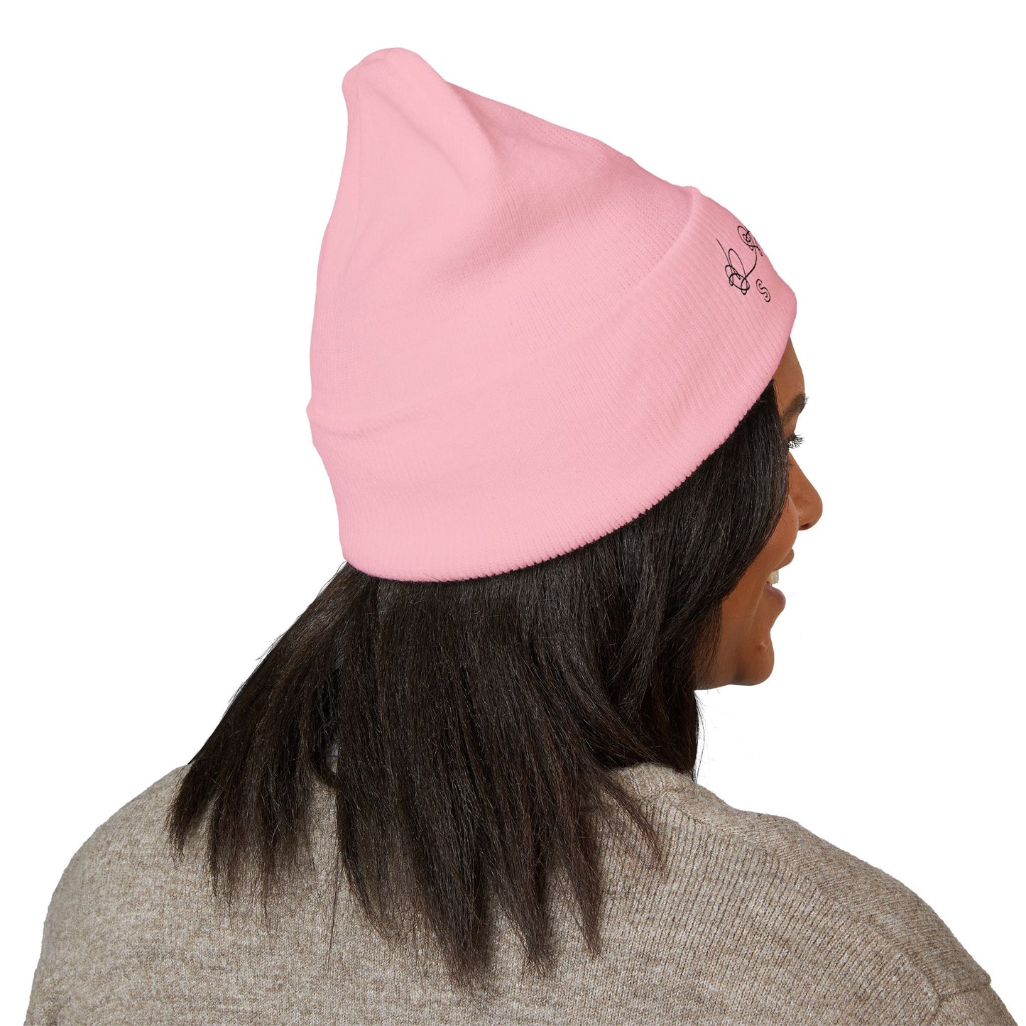 BTS Inspired Embroidered Beanie | "SELF" Butterfly Stitch Hat | ARMY K-pop Merch | Unisex Slouchy Winter Cap