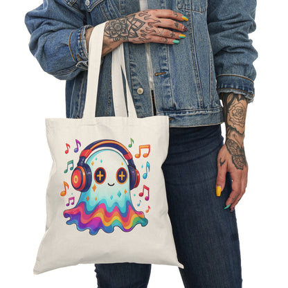 Halloween Musical Ghost Tote Bag