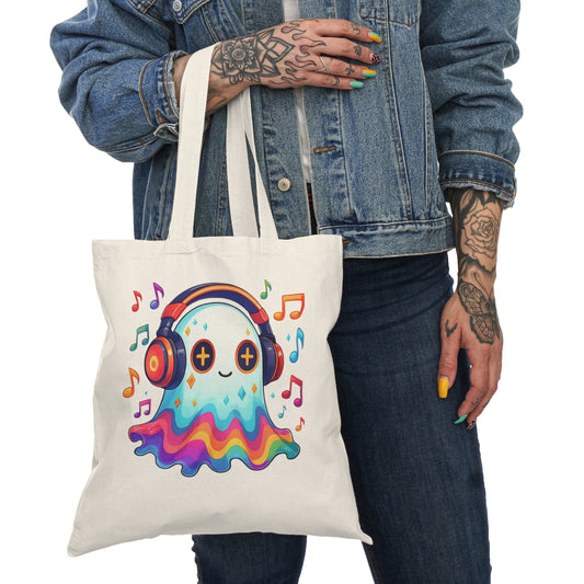 Halloween Musical Ghost Tote Bag