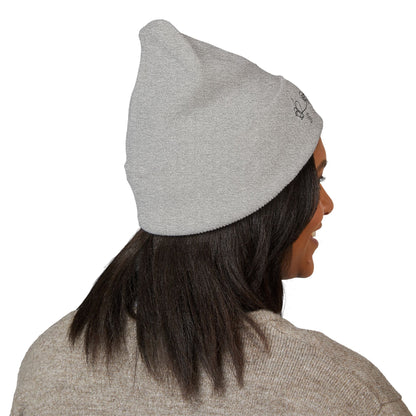 BTS Inspired Embroidered Beanie | "SELF" Butterfly Stitch Hat | ARMY K-pop Merch | Unisex Slouchy Winter Cap